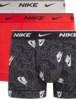 NIKE Underwear Trunk TRUNK 3PK (Packung, 3-St., 3er) mit farbigem NIKE Logo-Elastikbund