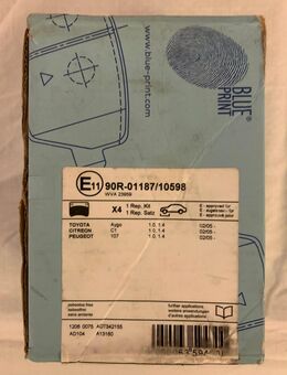 BLUE PRINT BREMSBELÄGE NEUVERPAKT - Berlin