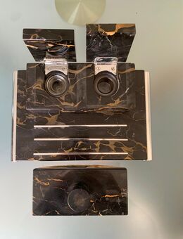 Alte Schreibtischgarnitur Marmor - Wiesbaden Frauenstein