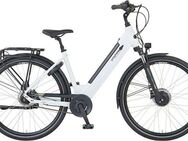 Prophete E-Bike Cityrad Geniesser 2.0, 7 Gang Shimano Nexus Schaltwerk, Nabenschaltung, Frontmotor, 360 Wh, (mit integr. Rahmenschloss), Pedelec, Elektrofahrrad für Damen u. Herren