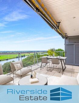 Exklusives Penthouse in Toplage von Achim-Baden - Weitblick, Wintergarten, Sauna & Schwimmbad - Achim