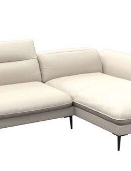 FLEXLUX Ecksofa Salino, Funktionssofa mit Recamiere, Relaxsofa, Ecksofa, Sofa mit Arm- und Kopfteil-Verstellungen, Kaltschaum & Stahl-Wellen