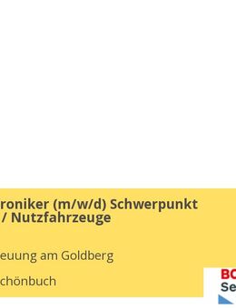 Kfz-Mechatroniker (m/w/d) Schwerpunkt E-Mobilität / Nutzfahrzeuge - Weil (Schönbuch)