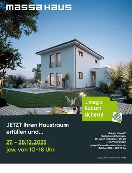 Am 27. und 28. Dezember bei massa - Traumhausprojekt! - Schillingsfürst