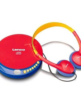 Lenco CD-021KIDS Portabler Kids CD-Player Ladefunktion Akku CD-Player