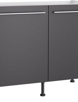KOCHSTATION Spülenschrank KS-Bern2 Breite 100 cm, 2 Türen