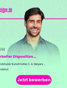 Mitarbeiter Disposition (m/w/d) - Landshut