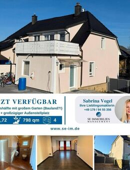 DHH mit großem Garten zu verkaufen (Bauland?)! - Ölbronn-Dürrn