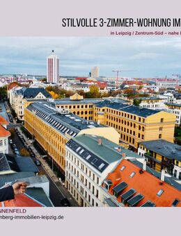 Charmante 3-Zimmer-Wohnung im Hochparterre und Garten in zentraler Lage - Leipzig Zentrum-Südost - Leipzig