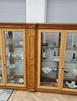 Einbauvitrine aus massiver Eiche - Essen