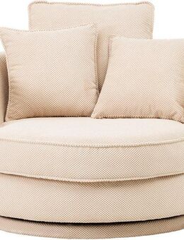 Leonique Drehsessel MAISIE, Love Seat XXL, Lese-Sessel BIG-, Sessel in MEGA CORD u. Web-Velours, 360 Grad drehbar