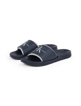 Calvin Klein Jeans FERRIS 1R Badepantolette, Sommerschuh, Poolslides, Schlappen, für Strand und Schwimmbad