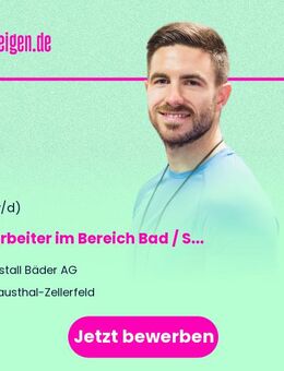 Mitarbeiter im Bereich Bad / Sauna - auch Quereinsteiger (m/w/d) - Altenau Zentrum