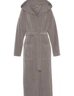 Vivance Dreams Bademantel, Langform, Baumwoll-Mix, Kapuze, Gürtel