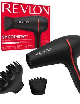 Revlon Ionic-Haartrockner SMOOTHSTAY RVDR5317, 2000 W, Gitter mit dreifacher Keramikbeschichtung und Kokosnussöl-Infusion