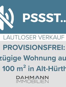 PROVISIONSFREI: Großzügige Wohnung mit Balkon auf über 100 m² in Alt-Hürth - Hürth