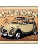 Schönes Citroen 2CV Blechschild Ente Nostalgic 20x15 cm in 20095
