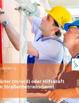 Straßenwärter (m/w/d) oder Hilfskraft (m/w/d) im Straßenbetriebsdienst - Friesoythe