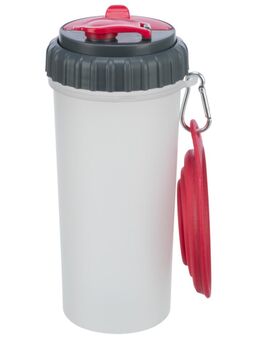 Trixie Futter- und Wasserbehälter - 2 x 350 ml, Ø 11 x H 23 cm