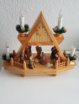 Weihnachtskrippe. Beleuchtung defekt - Kassel