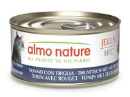 Sparpaket Almo Nature HFC Jelly 24 x 70 g - Thunfisch mit Meerbarbe