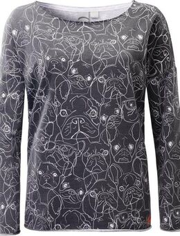 LPO Sweatshirt SWEAT LUMDSEN WOMEN modischer Allover-Print
