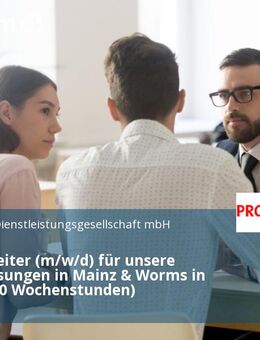 Standortleiter (m/w/d) für unsere Niederlassungen in Mainz & Worms in Vollzeit (40 Wochenstunden) - Mainz