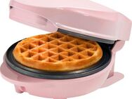 bestron Waffeleisen AMW500 Mini, 550 W, für klassische Waffeln, kleiner Waffelmaker mit Antihaftbeschichtung