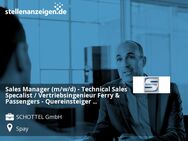 Sales Manager (m/w/d) - Technical Sales Specalist / Vertriebsingenieur Ferry & Passengers - Quereinsteiger willkommen - Spay