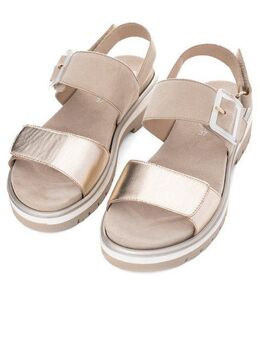 Ara MALAGA Plateausandaletten, Plateausandale, Klettschuh in Bequemweite G (weit)
