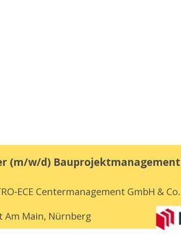 Projektleiter (m/w/d) Bauprojektmanagement - Nürnberg