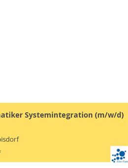 Fachinformatiker Systemintegration (m/w/d) - Troisdorf