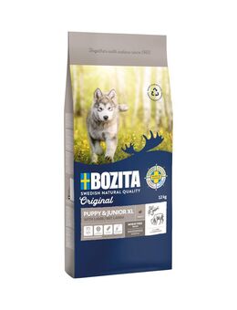 Bozita Original Puppy & Junior XL mit Lamm - Weizenfrei - Sparpaket: 2 x 12 kg