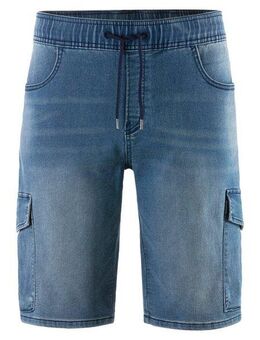 John Devin Shorts Bermuda, kurze Jogger Pants mit Cargotaschen, knielang, elastische Schlupf-Bermuda