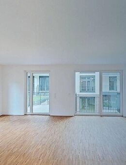 Lichtdurchflutete 2-Zimmer-Wohnung mit Einbauküche und Balkon im Neubauquartier 'Großherzog Friedrich Höfe' - Saarbrücken