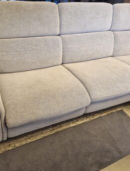 Couch/Sofa/Ecksofa (grau)mit Relaxfunktion, 3,5 Jahre alt - Schöndorf (Rheinland-Pfalz)