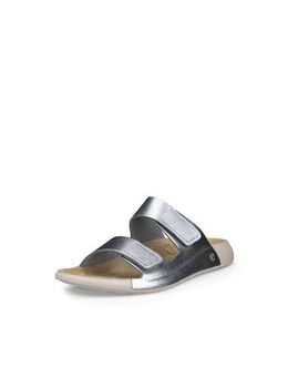 Ecco COZMO W Pantolette, Sommerschuh, Schlappen mit zwei Klettverschlussriemen