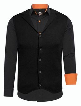 Rusty Neal Langarmhemd inklusive Langarmhemd und Weste