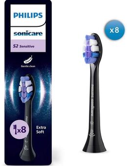 Philips Sonicare Aufsteckbürsten Sensitive, für sensible Zähne und Zahnfleisch, für jedes Sonicare Handstück
