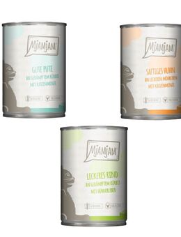 Kombi-Paket MjAMjAM 36 x 400 g - Mixpaket 1 (3 Sorten)