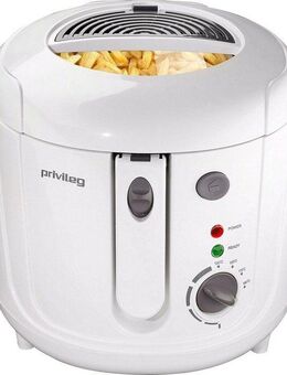 Privileg Fritteuse 267596, 1800 W, Fassungsvermögen 0,6 kg, mit Aktivkohle- und Dampffilter