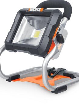 Worx LED Arbeitsleuchte WX026.9 NITRO, LED fest integriert, Neutralweiß, 360 Grad schwenkbar, ideale Arbeitsbeleuchtung, ohne Akku & Ladegerät