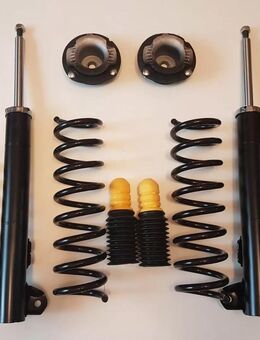 Fahrwerk Serienfahrwerk Standardfahrwerk Mercedes Benz W124 C124 Federn Stoßdämpfer Domlager Staubschutz neu - Großbeeren