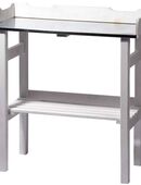 Dobar Pflanztisch mit Ablage weiß Gartentisch #29060 in 75217