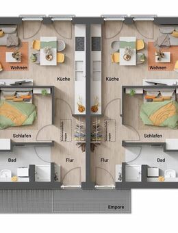 180 m² Massivbau in Kliniknähe - Schlüsselfertiges Familienhaus als Investment - Flair 180 Trio - Gera