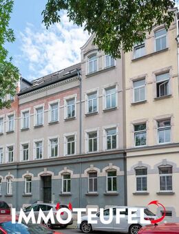 Helle 2-Zimmer-Wohnung in Chemnitz mit Einbauküche, Balkon, Badewanne, Abstellraum und Keller - Chemnitz