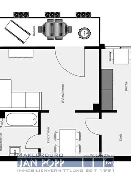 Appartement mit Balkon und Weitblick! - Zeulenroda-Triebes