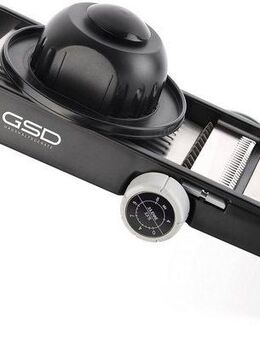 GSD HAUSHALTSGERÄTE Gemüsehobel, Edelstahl, Kunststoff, schwarz