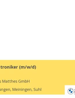 Kfz - Mechatroniker (m/w/d) - Suhl