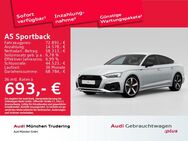 Audi A5, Sportback S line 45 TFSI quattro Assistenzpaket Fahren Parken Businesspaket Interieur S line Optikpaket schwarz - lüftung Winterpaket, Jahr 2024 - München